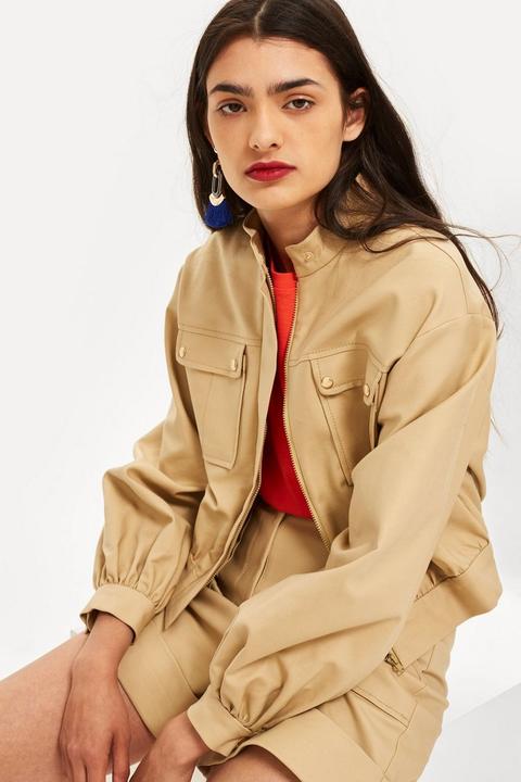 Patch Pocket Crop Jacket