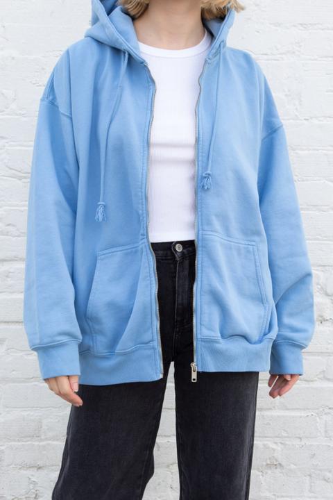 brandy melville blue hoodie