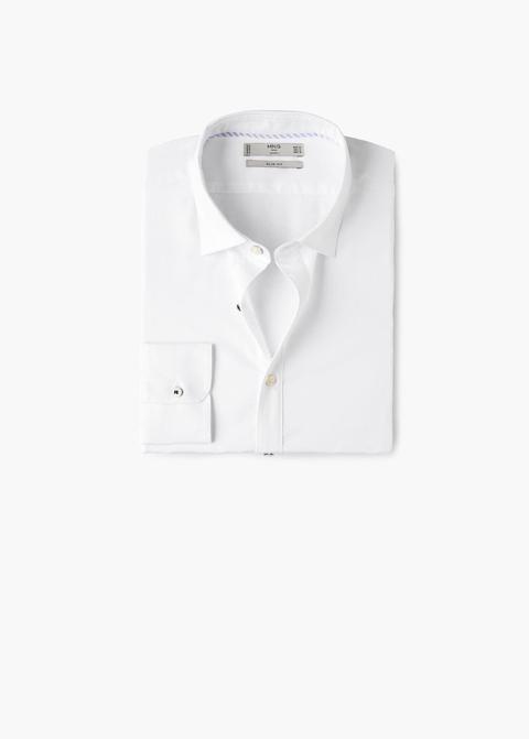 Camisa Slim-fit Algodón Piqué