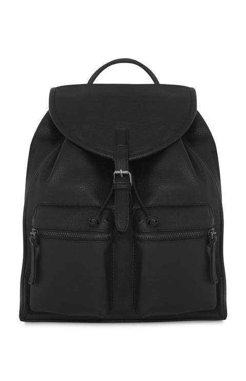 Mochila Estilo Parka Negra