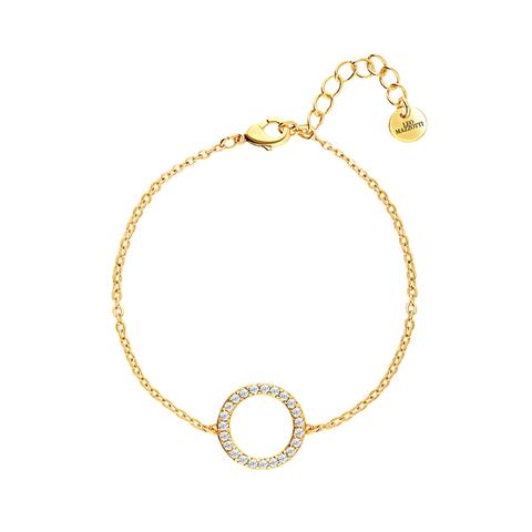Eternity Bracelet Soli 18k Gold Plaqué
