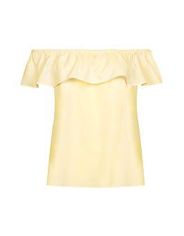 Top Giallo Spalle Nude