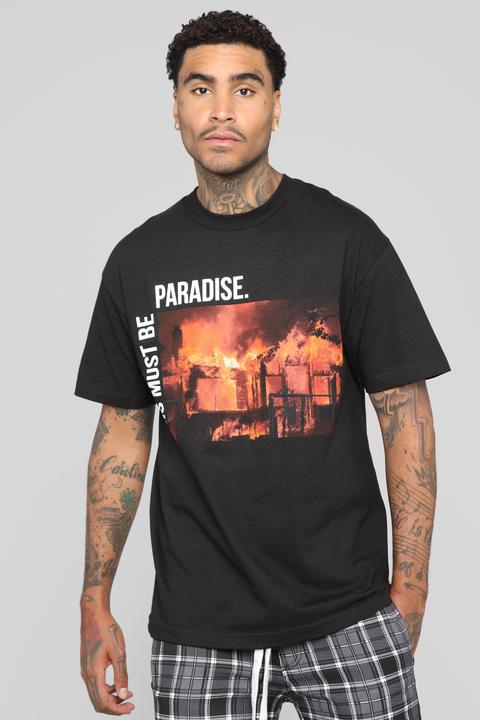 This Must Be Paradise Tee - Black