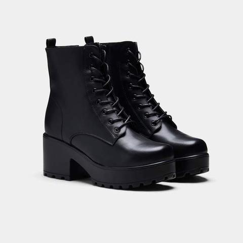 platform military boots