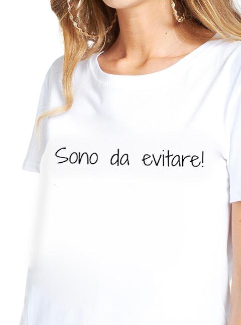 T-shirt Con Slogan