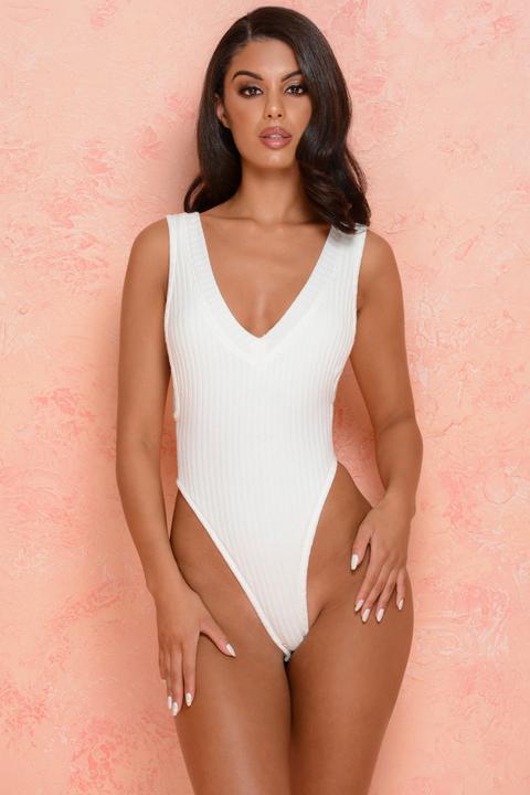 cream body suit