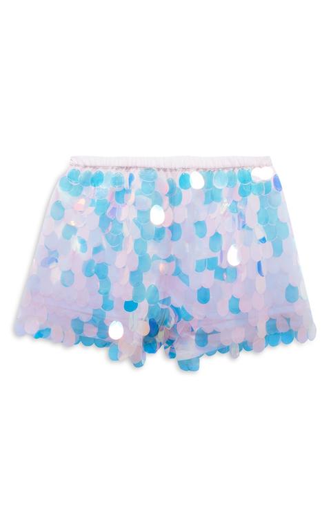 Multi Sequin Short