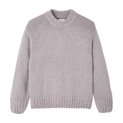 Pull Col Rond En Grosse Maille