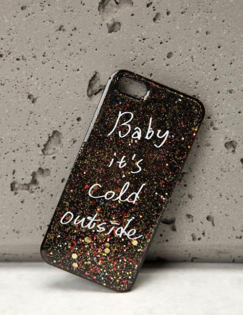 Carcasa Iphone 5/5s Brillante Texto