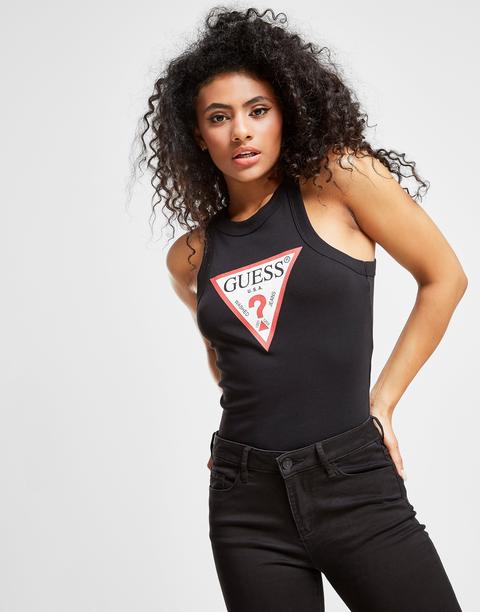 Guess Icon Bodysuit, Negro