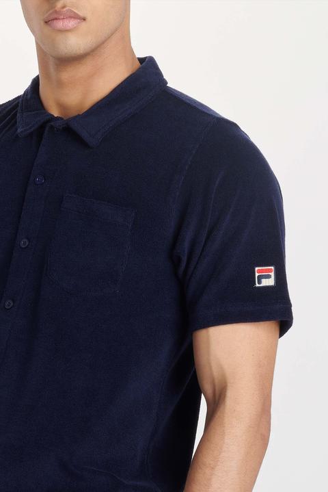 fila button down shirt