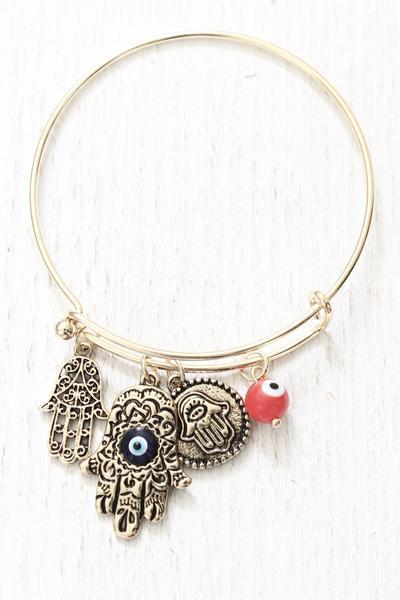 Hamsa Charm Bracelet