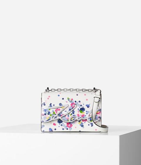 K/signature Floral Dot Shoulder Bag