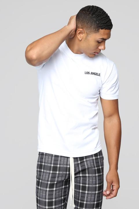 Los Angeles Wings Short Sleeve Tee - White