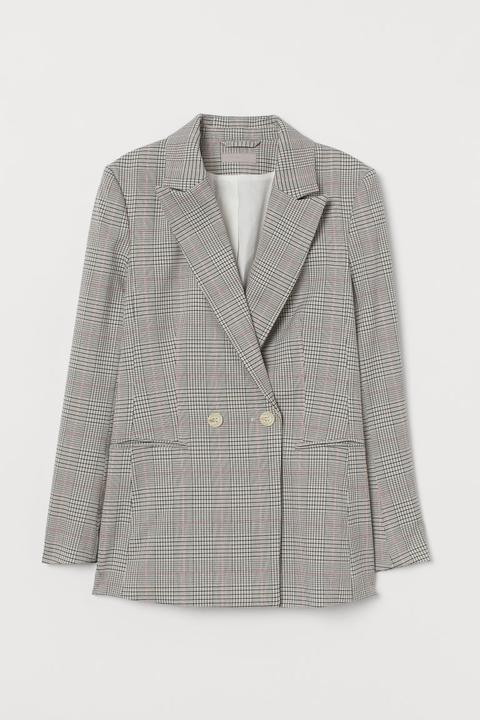 Double-breasted Jacket - Grey