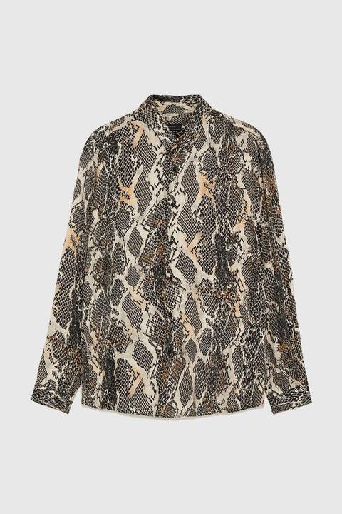 Snake Print Shirt
