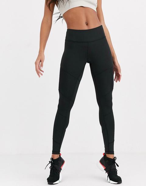 Mallas De Malla Dance De Reebok-negro