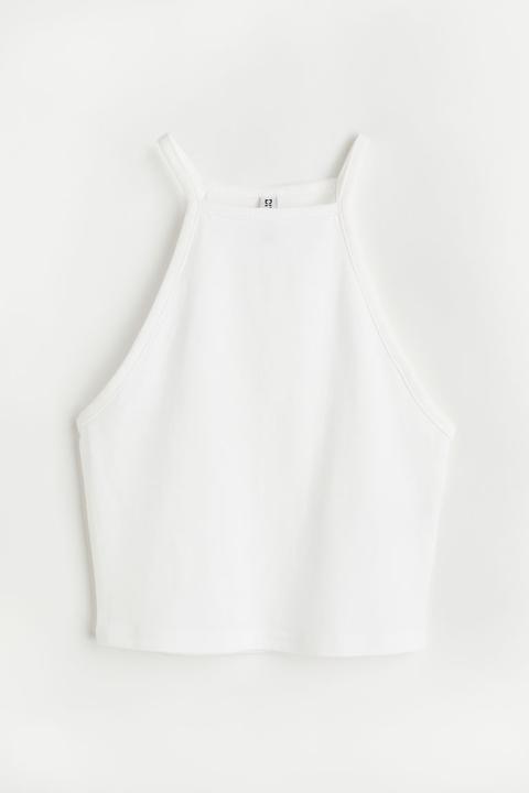 Top Cropped - Blanco