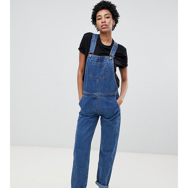 tall denim dungarees