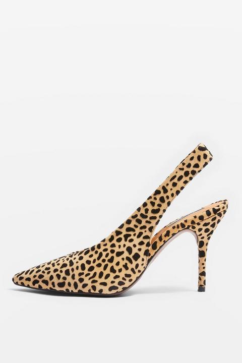 Gail Leopard Print Slingback Shoes from 