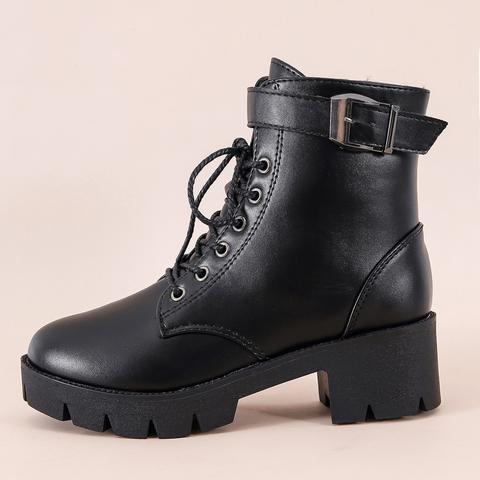 Lace Up Platform Boots