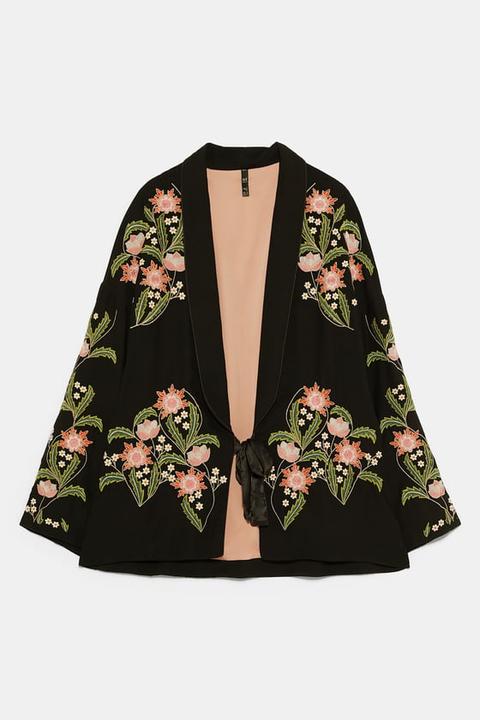 Embroidered Kimono