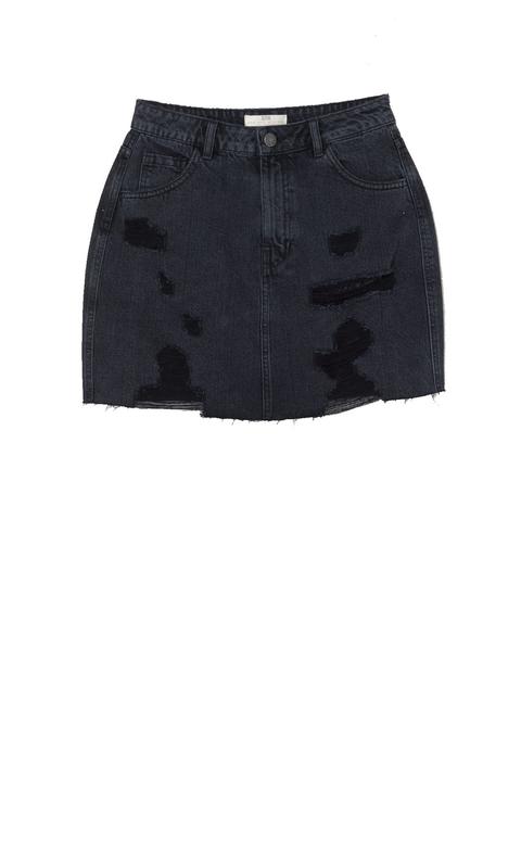 Falda Denim Rotos