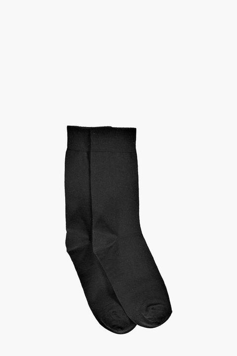 black cotton socks
