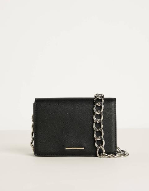 Handbag With Chain Strap from Bershka on 21 Buttons