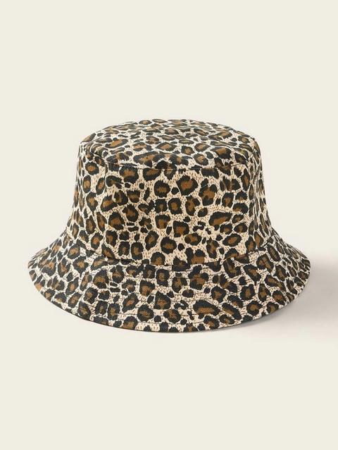 Sombrero Cubo Con Patrón De Leopardo