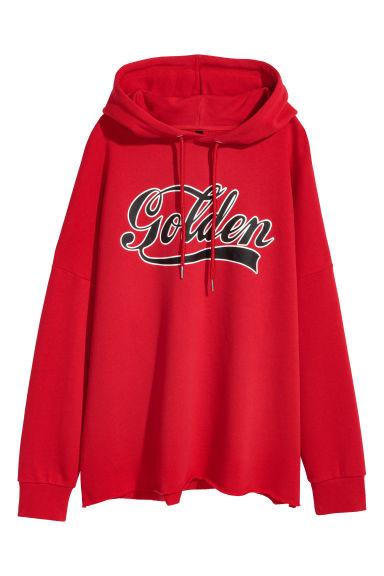 Printed Hooded Top