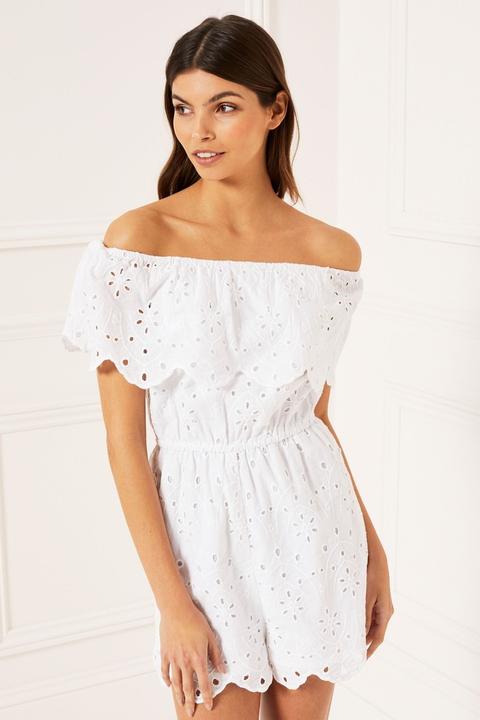 Lipsy Bardot Beach Playsuit