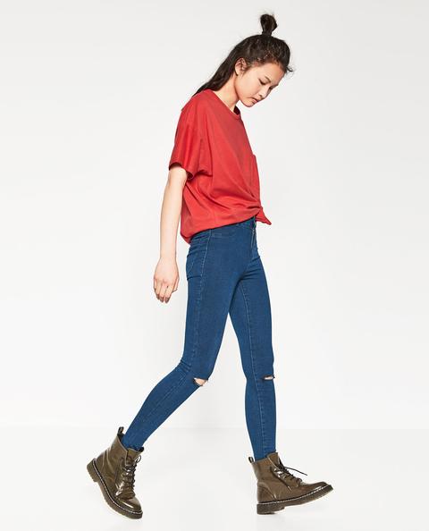 Jegging High Elasticity Tiro Alto