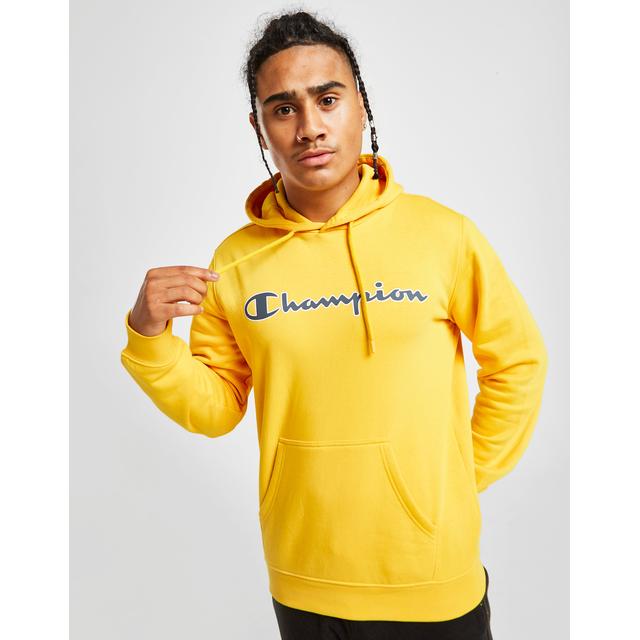 mens champion hoodie yellow