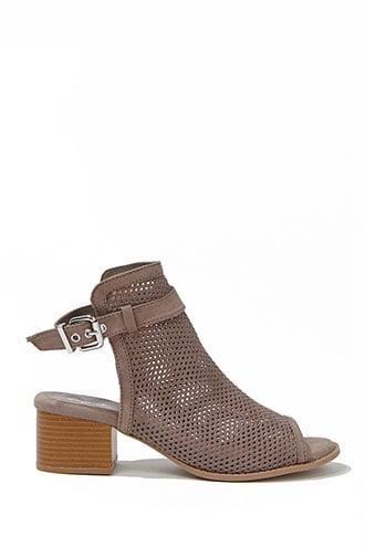 qupid perforated booties