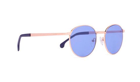 Gafas De Sol Miss Hamptons Blonde Shine Blue Night Rounded