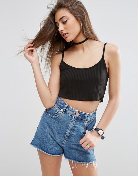 Camisola De Canalé Con Bajo Ondulado De Asos