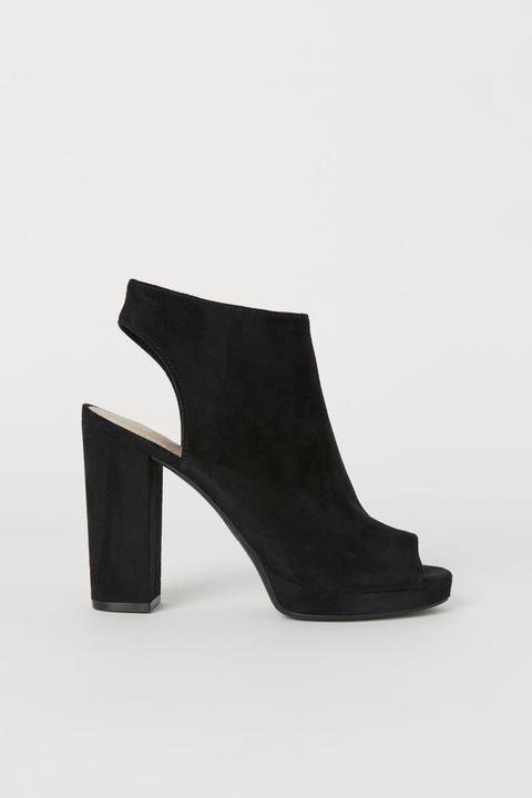 H & M - Sandali Con Plateau - Nero