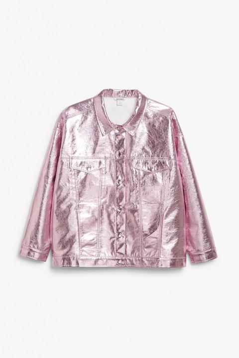 Metallic Jacket - Pink