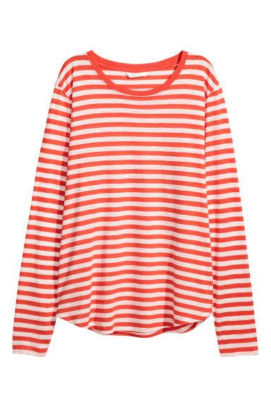 H & M - Maglia Jersey Maniche Lunghe - Arancione