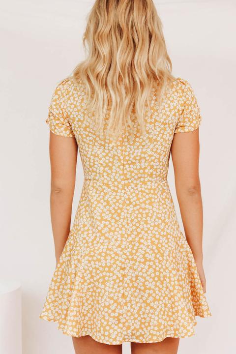 yellow country dress