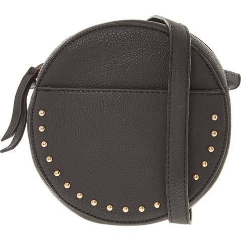 black round cross body bag