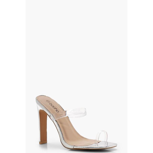 womens clear strap heels