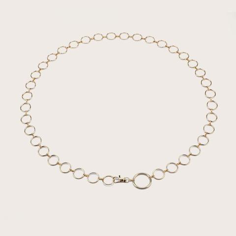 Metal Hoop Waist Chain Belt