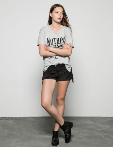 Camiseta Estampada 'midnight/nothing'