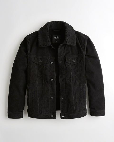 Chicos Chaqueta Trucker De Pana Con Forro De Sherpa