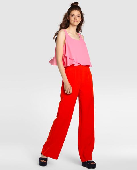 Mono Bicolor De Mujer Con Capas