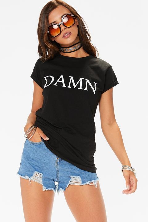 Kelsey Black Damn T-shirt