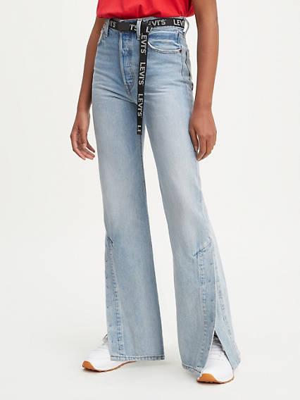levi's womens flare jeans