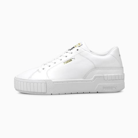 Chaussure Baskets Cali Sport Clean Femme, Blanc, Taille 35.5, Chaussures